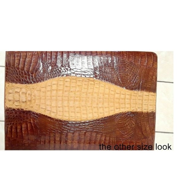 Vintage elegant Crocodile leather men briefcase - Picture 4 of 5